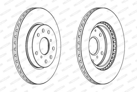 Диск гальмівний FERODO DDF1620C