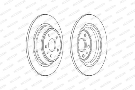 Диск тормозной FERODO DDF2338C