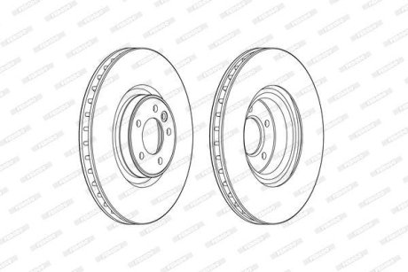 Диск гальмівний FERODO DDF2601C1 (фото 1)