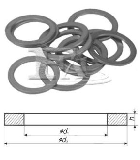 Шайба мідна 30,00 x 36,00 x 2,00мм Fischer Automotive One (FA1) 015810100 (фото 1)