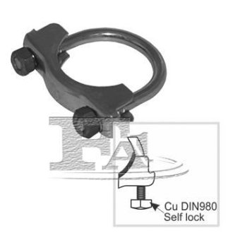 FISCHER FORD хомут 57,5 мм Fischer Automotive One (FA1) 921958
