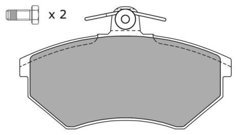 Колодки тормозные FREMAX FBP0810