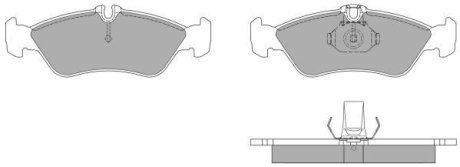 Колодки тормозные FREMAX FBP1035