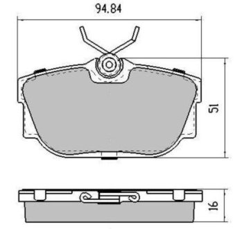 Колодки тормозные FREMAX FBP1162