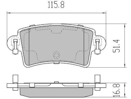 Колодки тормозные FREMAX FBP1275