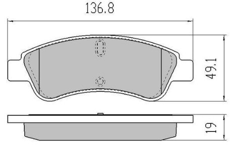 Колодки тормозные FREMAX FBP1479