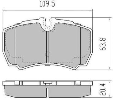 Колодки тормозные FREMAX FBP1674