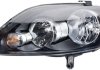 HELLA VW Фара основная галоген с мотором,лампами,H15 H7/H7 PY21W W5W лів.Golf Plus 09- 1EE009948051