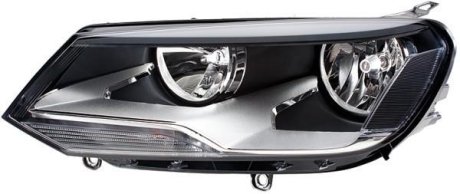 VW Фара основная галоген с мотором,с лампами H15 H7/H7 W5W WY21W лів.Touareg 10- HELLA 1EJ010328211 (фото 1)