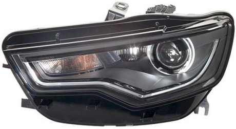 VW Фара основная Bi-Xenon с мотором,без ламп,без предвкл.прибора D3S/H7 PSY24W с дневн.светом лів.Audi A6 11- HELLA 1EL011150351