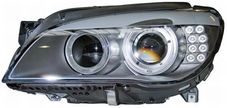 BMW фара основна Bi-Xenon з мотором,без ламп,без предвкл.приладу D1S H8 з денний.світлом лів.7 F01 08- HELLA 1EL354689011 (фото 1)