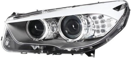 BMW Фара основная Bi-Xenon с мотором,без газоразр.лампы,без предвкл.прибора,D1S/H7 PY24W с дневн.светом лів.5 Gran Turismo F07 09- HELLA 1ZS010130611