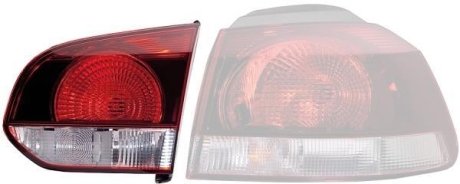 VW Задній ліхтар лівий (внутр.) GOLF VI (5K1) HELLA 2SA009923131