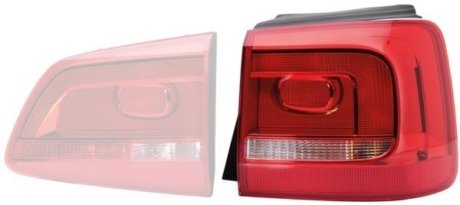 VW Задній ліхтар лів. TOURAN 10- HELLA 2SD010468091