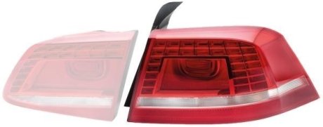 VW Задній ліхтар правий LED, PY21W, W21W PASSAT B7 (365) 10- HELLA 2SK010746041 (фото 1)