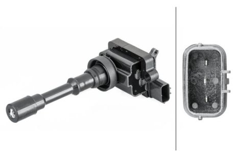 MITSUBISHI Котушка запалювання CARISMA 1.3 00-, COLT 1300 96-, LANCER 1.3 03- HELLA 5DA358057831