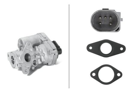 CITROEN Клапан рециркуляции газов Jumper III 2.2HDI,Fiat Ducato,Ford Transit 2.2/3.2TDCI,LandRover,Peugeot HELLA 6NU010171461