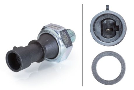 OPEL Датчик тиску оливи Astra H 1,7 04-, Meriva 1,7DTI/CDTI 06-, Vectra C 3,0CDTI 05-. HELLA 6ZL014396031
