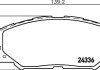 Гальмівні колодки пер. Toyota RAV4 06- (139,1x56x17,5) HELLA 8DB355006861 (фото 2)