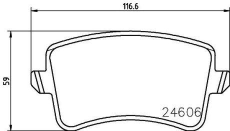 VW Колодки тормозн.задн.Audi A4/5,Q5 07- HELLA 8DB355025381