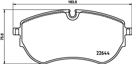 VW Гальмівні колодки передн. AMAROK 2.0, 3.0 11- HELLA 8DB355037731