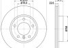 PRO BMW Диск гальмівний перед. (вентил.) E36/46 1,6-2,8 (286*22) HELLA 8DD355102581 (фото 1)