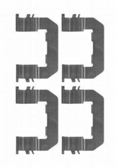 Ремкомплект гальмівних колодок HELLA 8DZ355203931