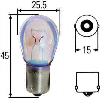 P21W 12V21W Автолампа (блістер 2 шт) HELLA 8GA002073123