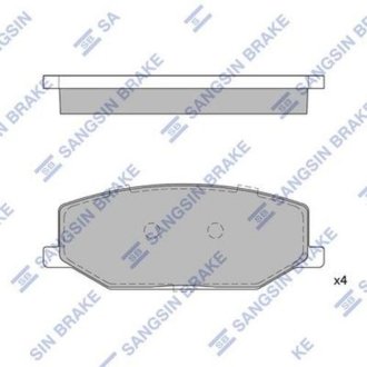 Комплект тормозных колодок Hi-Q (SANGSIN) SP1540