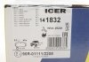 Комплект гальмівних колодок ICER 141832 (фото 12)