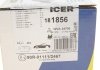 Комплект гальмівних колодок ICER 181856 (фото 10)
