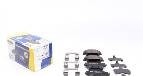 Фото комплект тормозных колодок ICER 182069 Комплект тормозных колодок ICER 182069