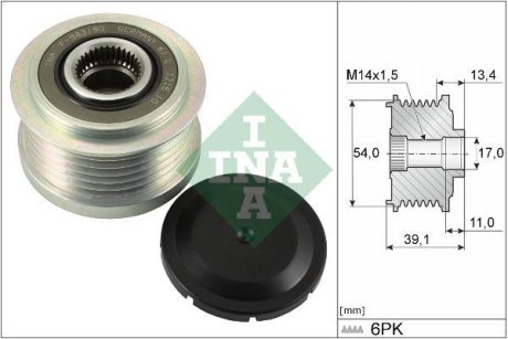 Шкив генератора INA 535 0311 10