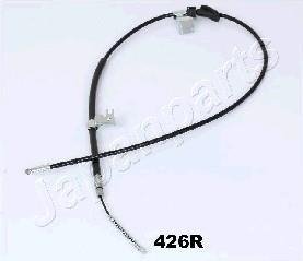 HONDA трос ручн.гальма прав.Jazz 02- (бараб.) JAPANPARTS BC426R