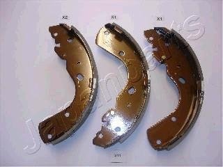 FORD гальм колодки задн. RANGER 2.5 TD 02-06, MAZDA B-SERIE 2.5 D 02-06 JAPANPARTS GF311AF