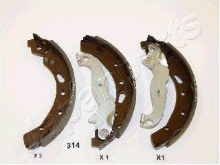 MAZDA щоки гальмівні задні Mazda 2,Ford Fiesta 08- JAPANPARTS GF314AF (фото 1)