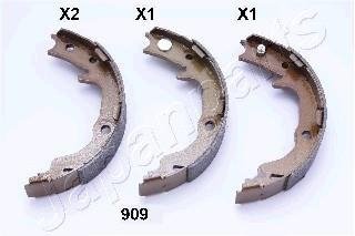 MITSUBISHI К-т колодок стоянкового гальма ASX, Lancer 08-, Outlander 06- JAPANPARTS GF909AF