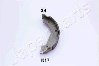 Гальмівні колодки барабан. KIA Sorento 02- JAPANPARTS GFK17AF