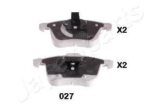 CADILLAC гальмівні колодки дискові BLS, Opel Vectra C 3,0 V6 03- JAPANPARTS PA027AF (фото 1)