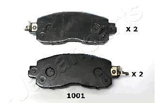 NISSAN гальмівні колодки передн.LEAF 10- JAPANPARTS PA1001AF