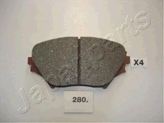 TOYOTA гальмівні колодки передні Rav 4 00- JAPANPARTS PA280AF