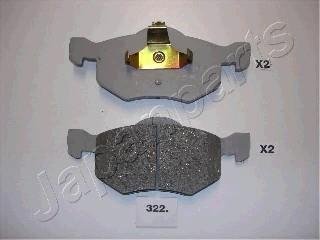 MAZDA гальмівні колодки передн.Tribute, FORD Maverick 01- JAPANPARTS PA322AF