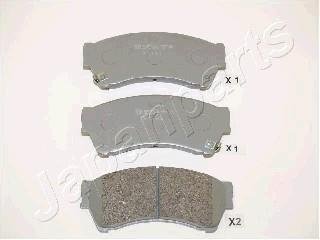 MAZDA гальмівні колодки передн.Mazda 6 07- JAPANPARTS PA346AF