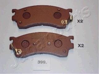 MAZDA гальмівні колодки перед 626, 323, Xedos-6 91- JAPANPARTS PA399AF