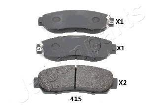 HONDA гальмівні колодки передн.CR-V IV 12- JAPANPARTS PA415AF