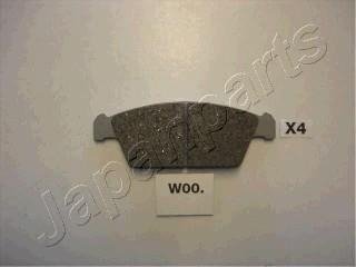 DAEWOO гальмівні колодки передн.Tico 95- JAPANPARTS PAW00AF