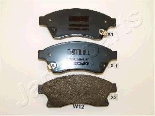 CHEVROLET гальмівні колодки передн.Aveo,Cruze,Opel Astra J 09- JAPANPARTS PAW12AF