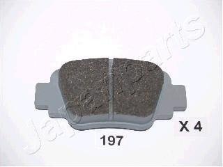 NISSAN гальмівні колодки задні Micra K11 92- JAPANPARTS PP197AF (фото 1)