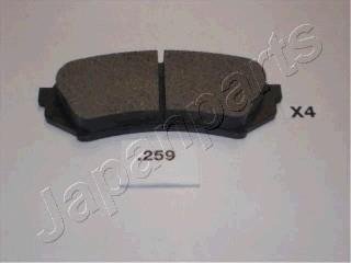 TOYOTA гальмівні колодки задн.Land Cruiser 98- JAPANPARTS PP259AF