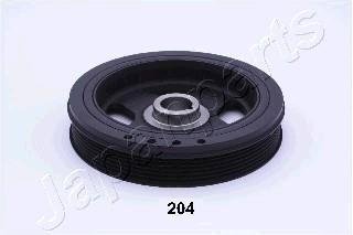 TOYOTA Шків колінчатого валу AURIS 1.4 D-4D 07- JAPANPARTS PU204